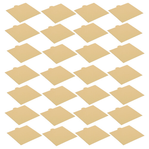 200 Pcs 3.5 Inch Square Cake Boards Cardboard Dessert Base