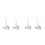 2 Pairs Graduation Ear Drops Earrings Pendants Gift 5