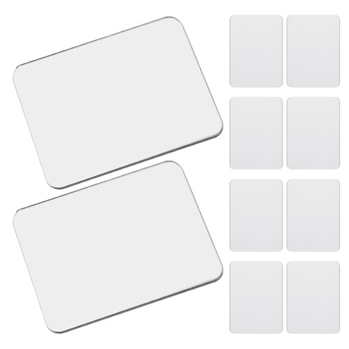 10Pcs Phone Mirror Sticker - Self-Adhesive Acrylic Makeup Mirror