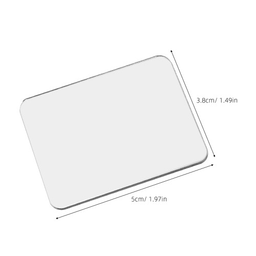 10Pcs Phone Mirror Sticker - Self-Adhesive Acrylic Makeup Mirror 2