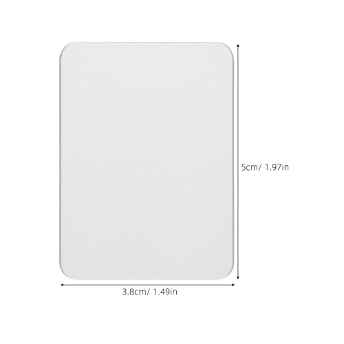 10Pcs Phone Mirror Sticker - Self-Adhesive Acrylic Makeup Mirror 1