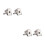 4 Pcs Men Poker Cufflinks Playing White Shirt Wedding 7