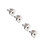 4 Pcs Men Poker Cufflinks Playing White Shirt Wedding 4