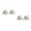 4 Pcs Men Poker Cufflinks Playing White Shirt Wedding 5