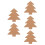 5Pcs Mosaic Coasters For Crafts Christmas Tree Blank Base Trays 4