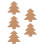 5Pcs Mosaic Coasters For Crafts Christmas Tree Base Trays 6