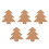 5Pcs Mosaic Coasters For Crafts Christmas Tree Base Trays 7