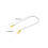 24Pcs 2.54Cm U Shaped Hot Roller Clips For Hair Styling 3