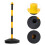 Portable Traffic Warning Pile Plastic Delineator With Base 10