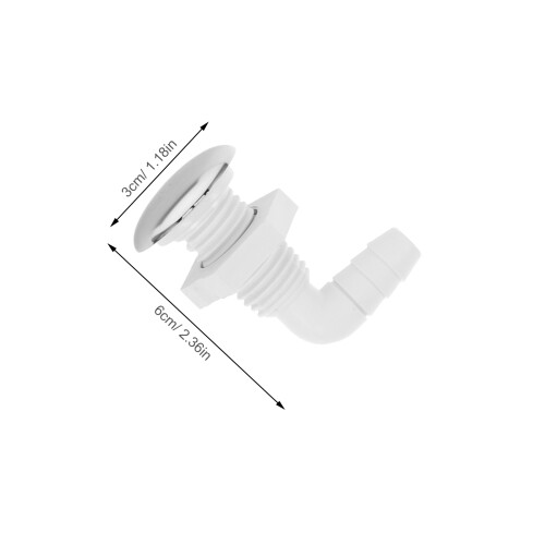 Spa Bath Jet Nozzle Massage Hydrotherapy Air Switch Bubble Blower 1