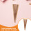 3Pcs Diy Japanese Folding Fan Frame Portable Craft Kit 9
