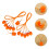 12 Pcs Kids Tooth Holder Plastic Storage Necklace Case 10