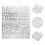 Reusable Camouflage Spray Stencil Leopard Print Hollow-Out Template 11