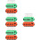 48 Pcs Reflective Soccer Hanging Ornament For School Bag Backpack 9