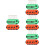 48 Pcs Reflective Soccer Hanging Ornament For School Bag Backpack 8