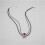 Zwarte Titanium Agate Moon Ketting Dames Sfeervol Accessoire 7
