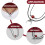 Zwarte Titanium Agate Moon Ketting Dames Sfeervol Accessoire 11