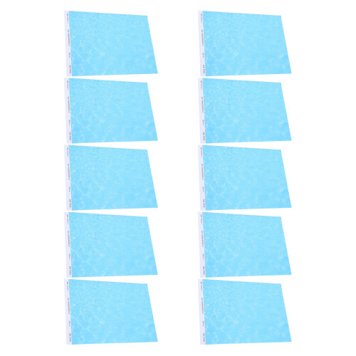 10Pcs Papel Autoadesivo Para Lago Miniatura E