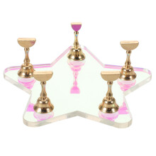 Acrylic Nail Art Display Stand For Diy Practice And Salon Use