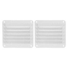 2Pcs Marine Square Air Vent Grille – Nylon Replacement For Boat Rv