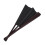 4pcs Men Folding Bamboo Blank Hand Fan Wedding Party Gift (Black) 8