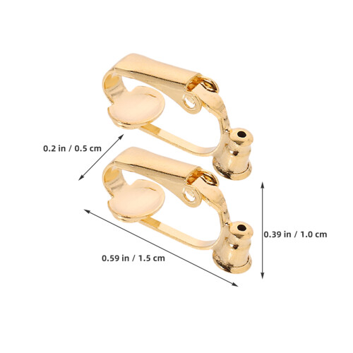 40Pcs Earring Clip Converter For Non Pierced Ears Diy Kit 2