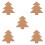 5Pcs Mosaic Coasters For Crafts Christmas Tree Blank Base Trays 9