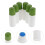 6Pcs 30Ml Refillable Sponge Applicator Bottles For Liquid Use 10