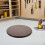 Wooden Round Stool Seat Replacement For Multiple Rooms 32 Cm 7