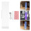 1Set Space-Saving Acrylic Monitor Side Panel Memo Board with LED Light 11