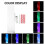 1Set Space-Saving Acrylic Monitor Side Panel Memo Board with LED Light 9