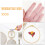 8 Pezzi Carta Solubile Per Ricamo Stick And Stitch 9