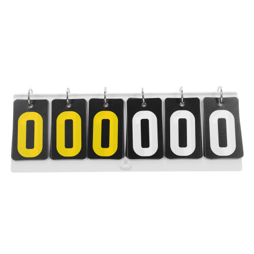 Score Keeper: Tabellone Portatile A Schede Per Biliardo E Basket