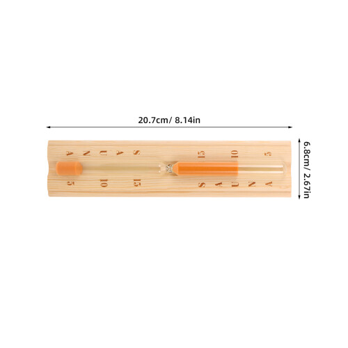 Timer Al In Legno Per Sauna 15 Minuti Con In 2