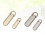 Set Da 12 Pezzi Per Cerniere Staccabili N.3 .5, Oro 3