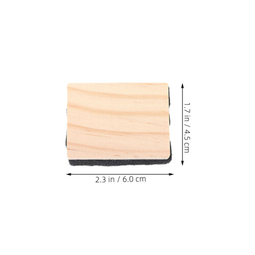 8 Pezzi Gomma Per Gesso In Legno E Stile Campus 2