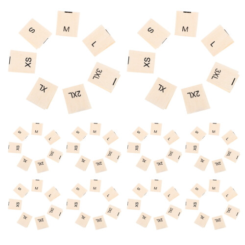 1400 Pezzi Etichette Da Cucire Per Beige