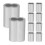 50St Dubbele Loop Aluminium Kabelhulzen Voor Draadkabels 1