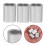50St Dubbele Loop Aluminium Kabelhulzen Voor Draadkabels 10