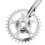 2 Set Guarnitura Bici: Bracci Metallo 32T 8