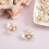 20 Pezzi Artificiali A Rosa Con Per Donna 6