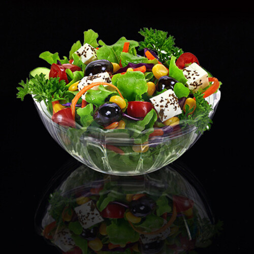 Ciotola Trasparente a Forma Fiore per Frutta e Verdure 2