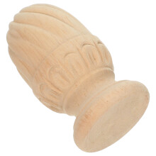 Beige Houten Trap En Bedpost Decoratie Met Ananas Figura