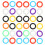 96 Pezzi Cover Colorate In Silicone Per Chiavi 1