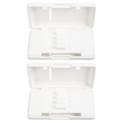 2Pcs De Armazenamento Para Palhetas De Saxofone E