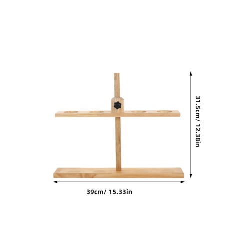 Suporte E - De Química Com Base Ajustável Madeira 2
