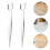4Pcs Pinças Aço Inoxidável Com E Para 10