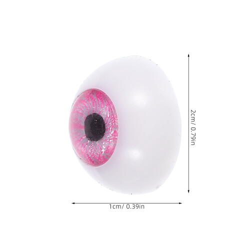 10 Unidades Olhos De Plástico Para Artesanato 2