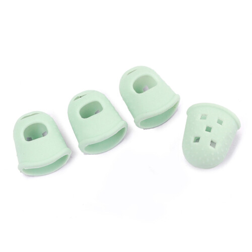 4 Unidades Protetores De Dedos Silicone (M) 1