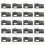 50 Pcs Base Fixação Tipo U M6 Com Porcas Rebites 10